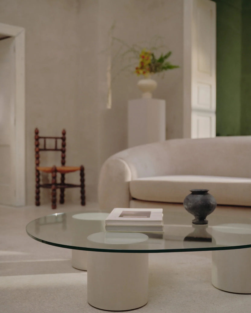 MESA DE CENTRO CRISTAL MATTIA