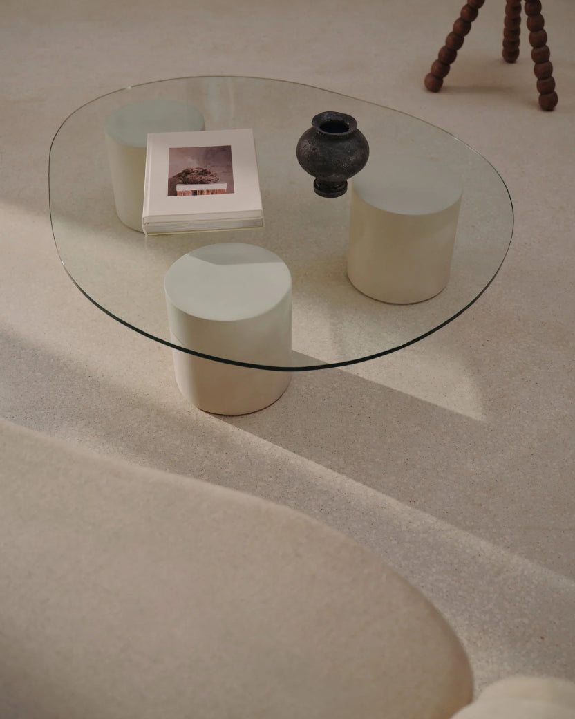 MESA DE CENTRO CRISTAL MATTIA